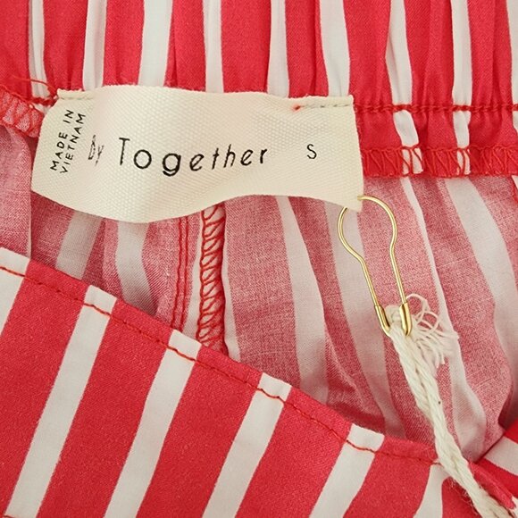 NWT Together Striped Tube Top and Pants set, Size S, Bohemian, Coastal, Vacation - Picture 9 of 9